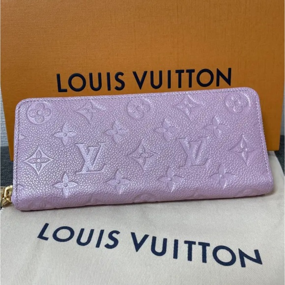 Louis Vuitton Zippy Wallet Purse M82173 long wallet Clémence Wallet pink - Picture 5 of 6